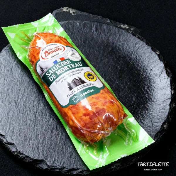 Сушена пушена наденица от свинско месо Сосис дьо Морто Saucisse de Morteau copy